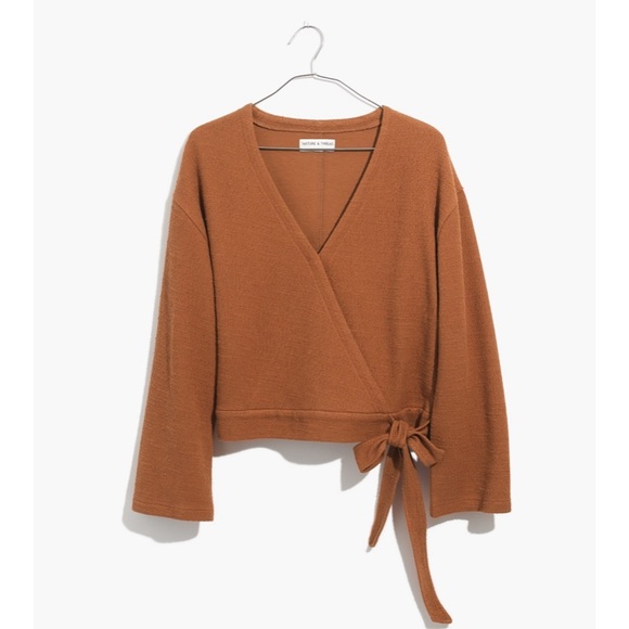 Madewell Tops - Madewell Texture and Thread Wrap Top